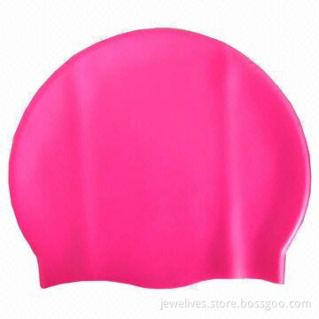 New Design Silicone Swimming Cap, Nontoxic and Non Allergenic
